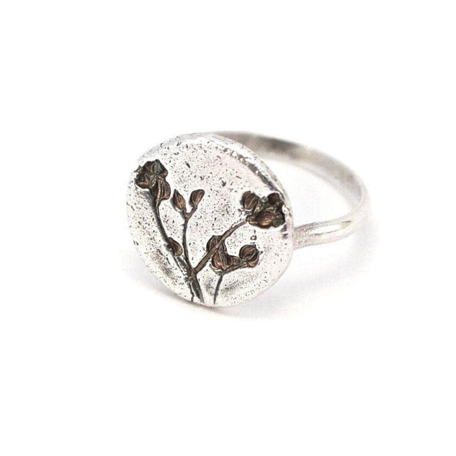 CAMILLA WEST JEWELLERY Stone Parsley Silver Ring