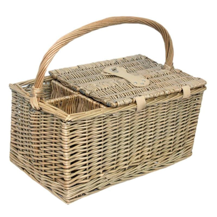 Fully Fitted Picnic Basket Hamper in Beige 022 by Willow
