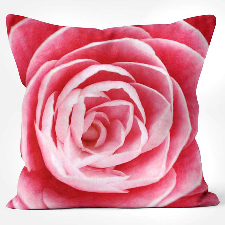 CUSHIONS ARE US 'Pink Rose' Ella Lancaster Print Cushion - Large | Medium