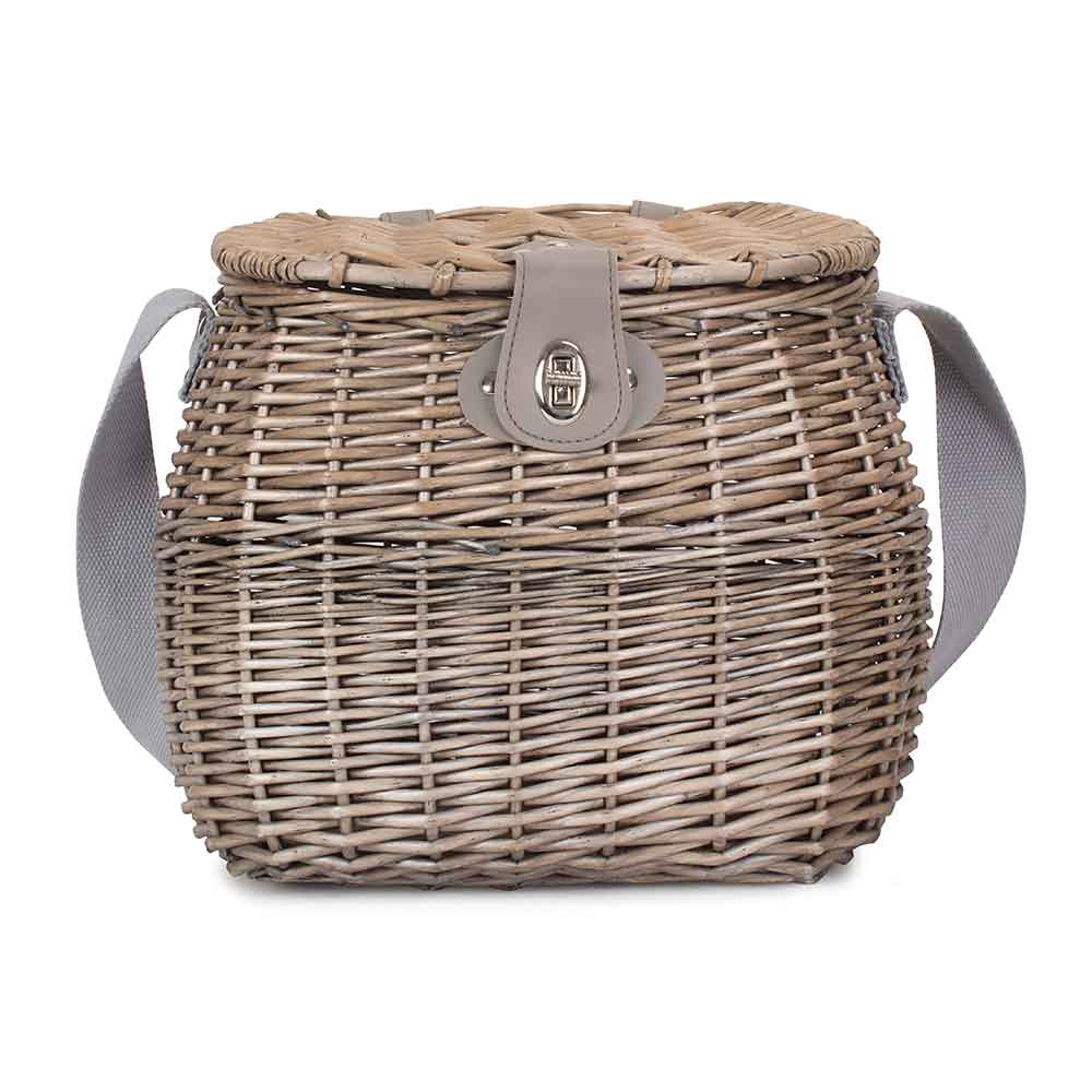 Fishing Creel In Antique Wash Willow 152 by Willow