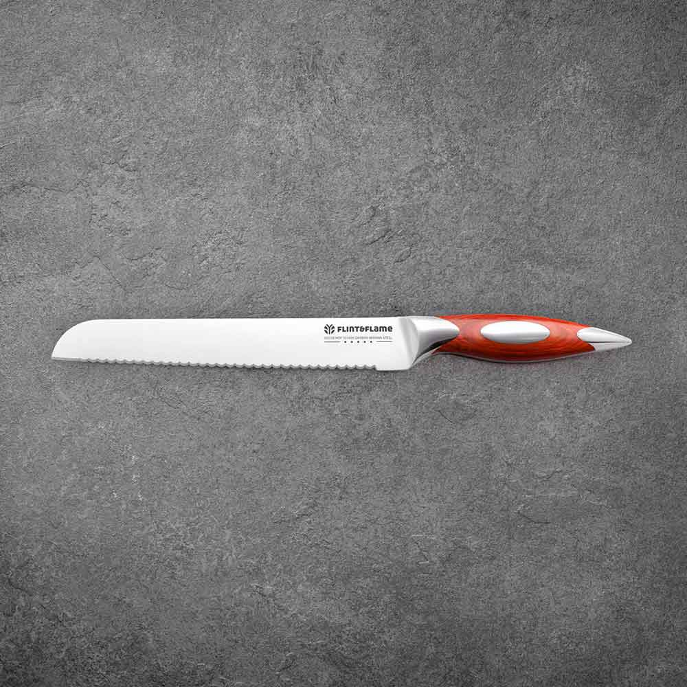 Kitchen Bread Knife 8" by Flint and Flame