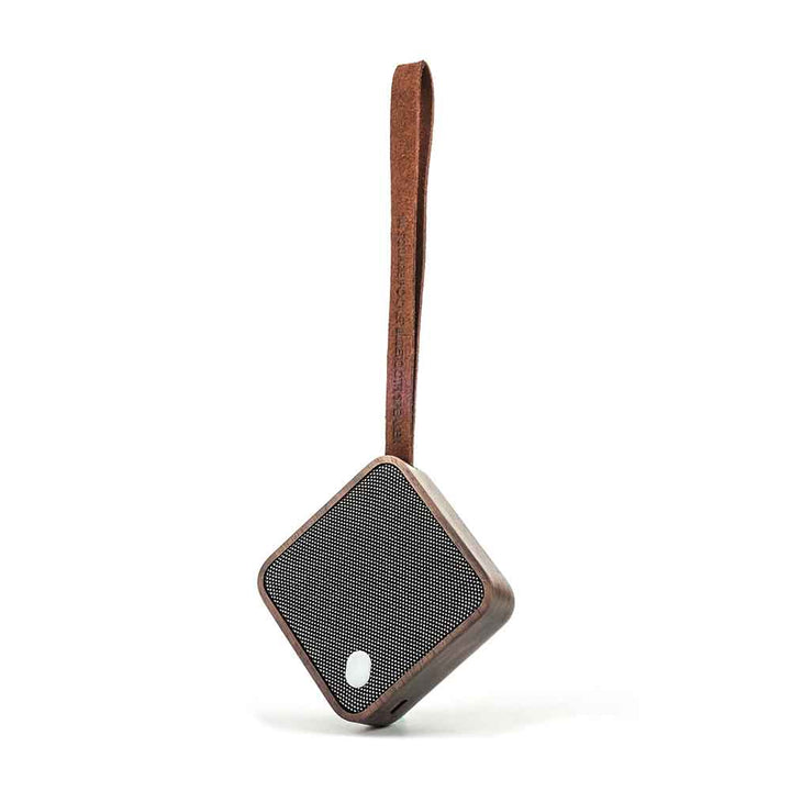 GINGKO MI Square Bluetooth Speaker - Walnut Wood