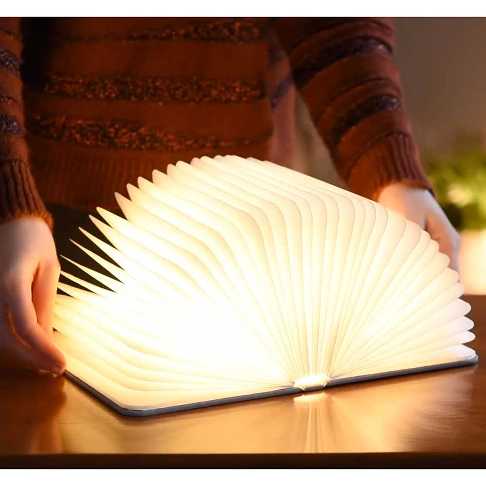 Gingko » Smart Book Light (Natural Wood)