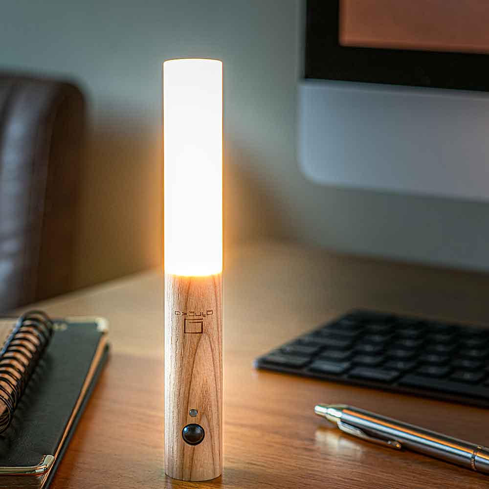 GINGKO Smart Baton Rechargeable Lamp Light - White Ash