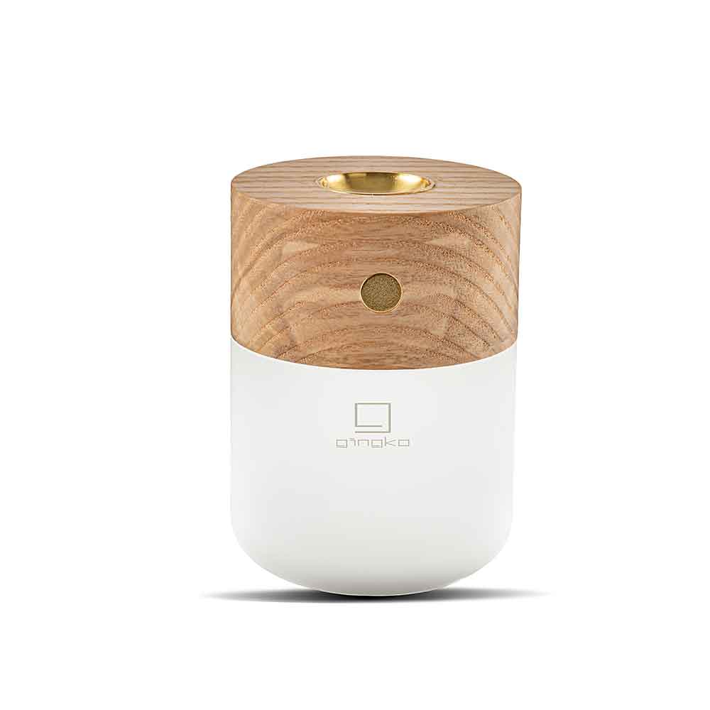 GINGKO Smart Oil Burning Fragrance Diffuser Lamp -  White Ash Wood