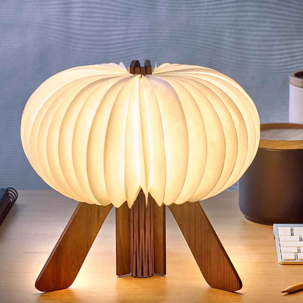GINGKO R Space Table Lamp Light - Walnut Wood