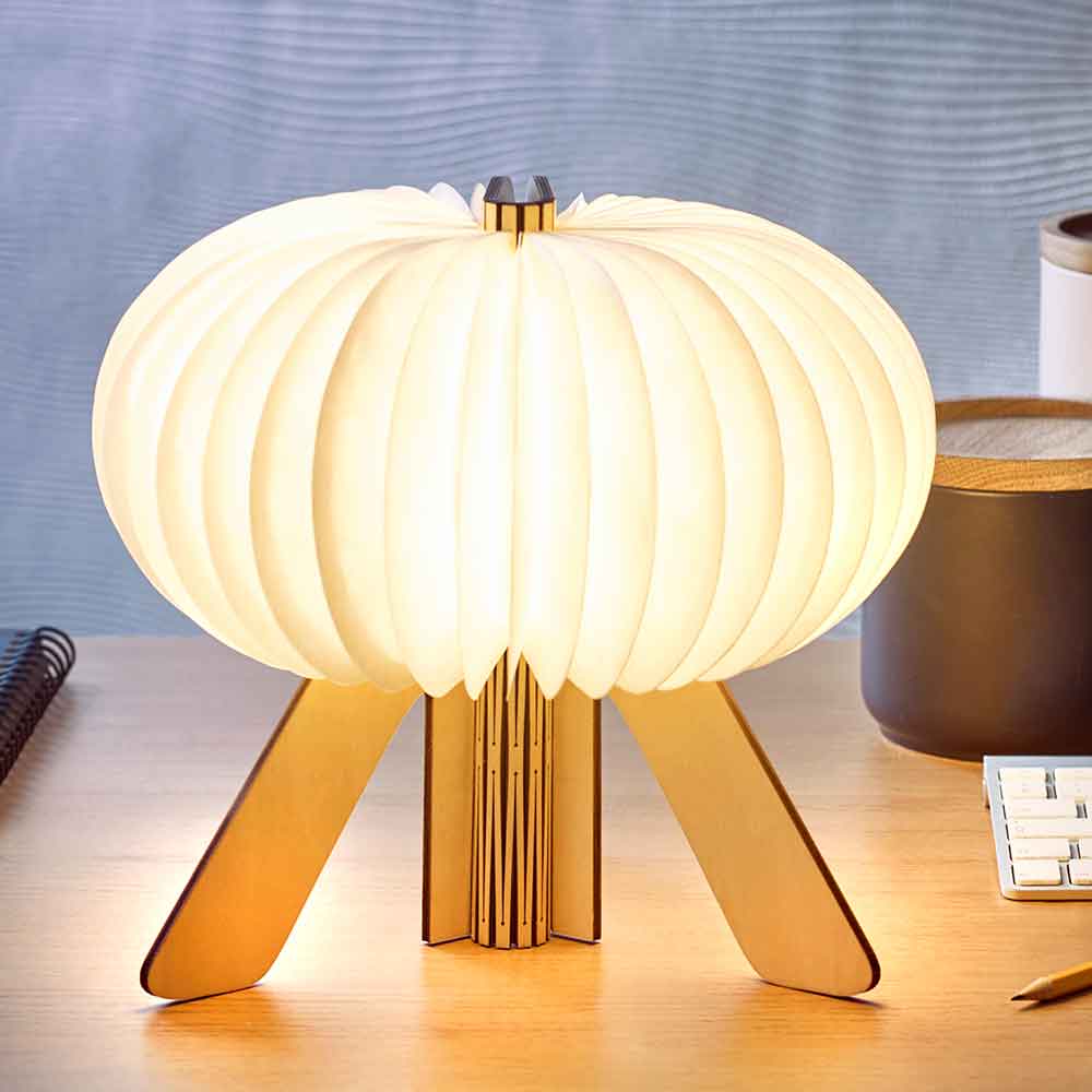 GINGKO R Space Table Lamp Light - Maple Wood