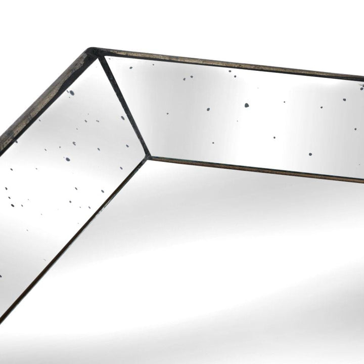 Gold Mirrored Serving Tray Rectangular Large | Medium by Hill Interiors