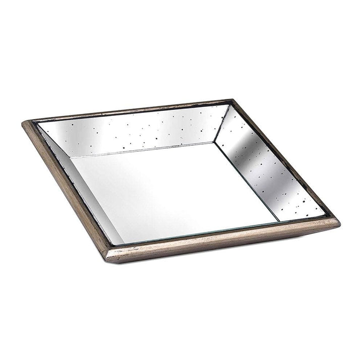 Gold  Mirrored Serving Tray in Large or Medium by Hill Interiors