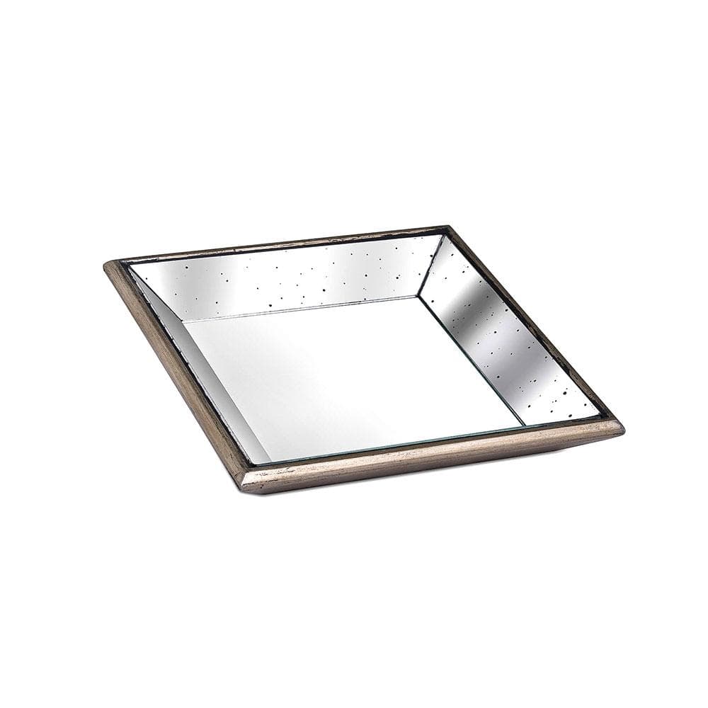 Gold  Mirrored Serving Tray in Large or Medium by Hill Interiors