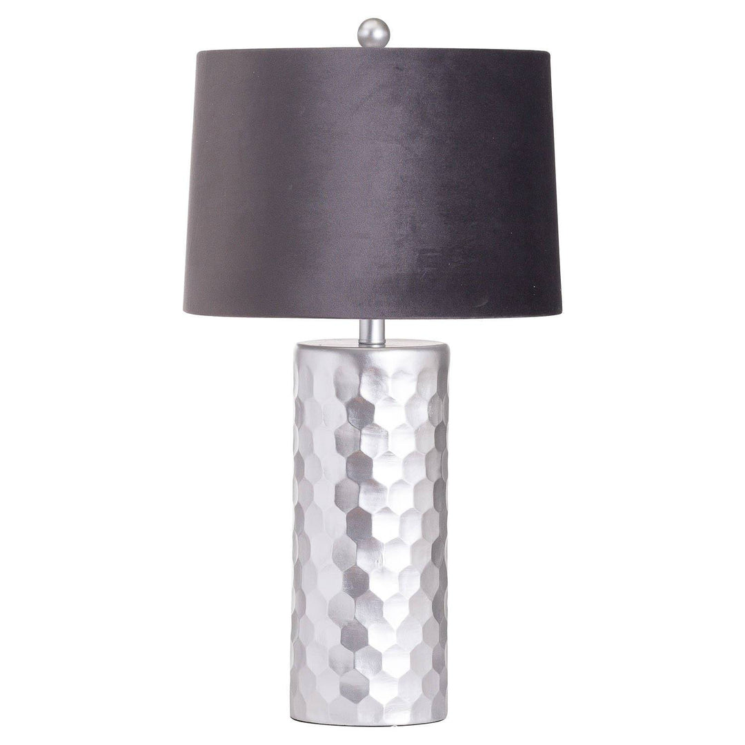 hillier-home-jem-honey-comb-silver-table-lamp