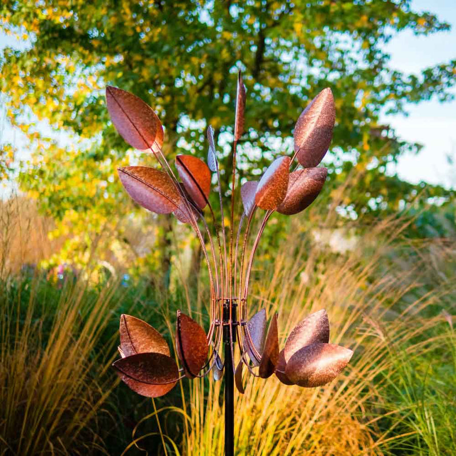 Wind Spinner Garden Ornament Copper Beech by Windward