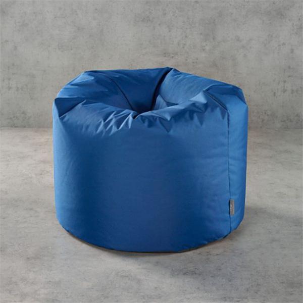 Beanbag Chair Indoors Outdoors in Blue by Katrina Hampton