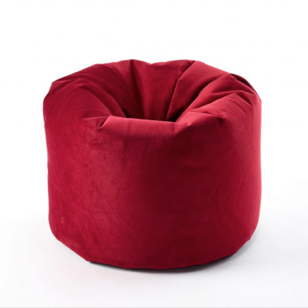 Bean Bag Velvet Chair in Red by Katrina Hampton