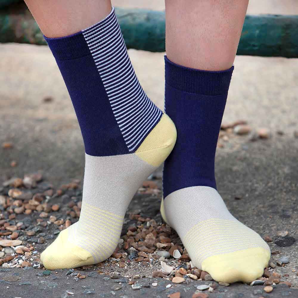 PEPER HAROW Anne Women's Luxury Cotton Socks - Buttercup lifestyle