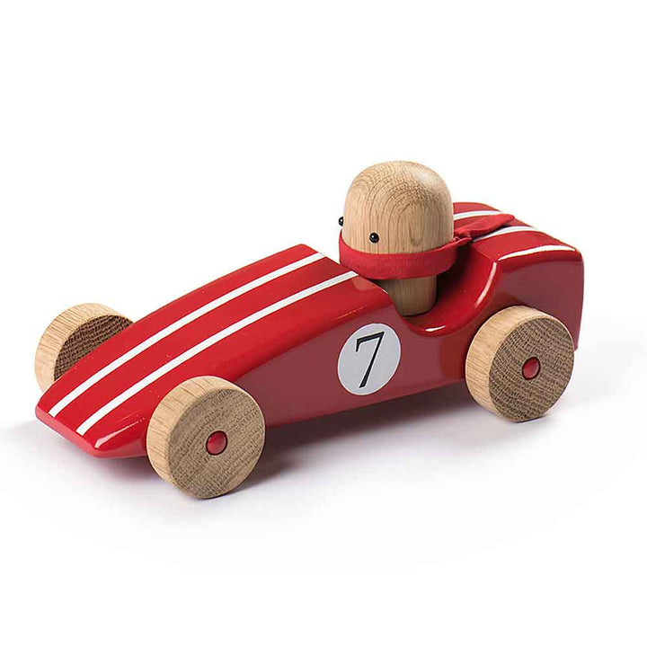 Wooden Racing Car Toy Children's Traditional Solid Oak Wood by PLAAY?