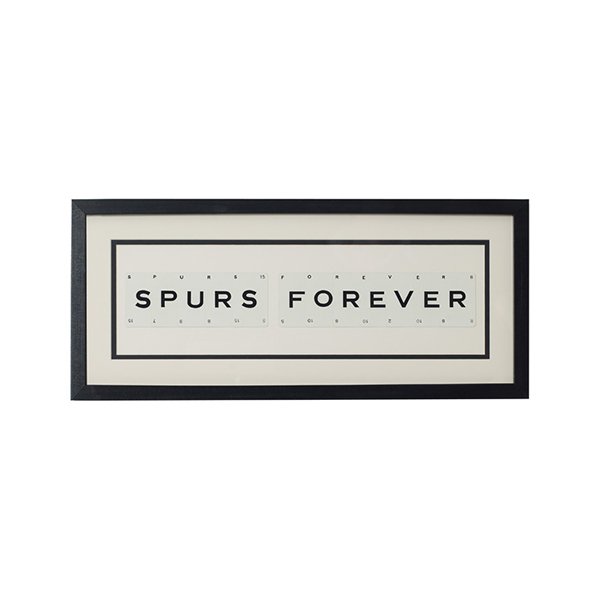 Vintage Playing Cards SPURS FOREVER Wall Art Picture Frame