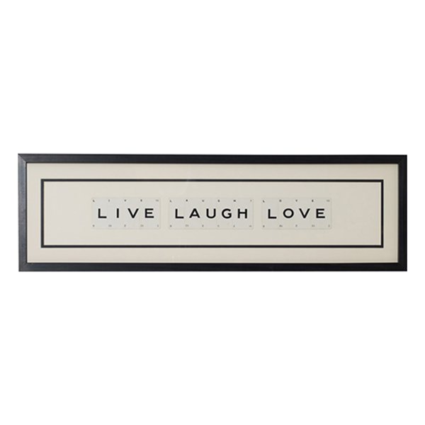 Vintage Playing Cards LIVE LAUGH LOVE Wall Art Picture Frame