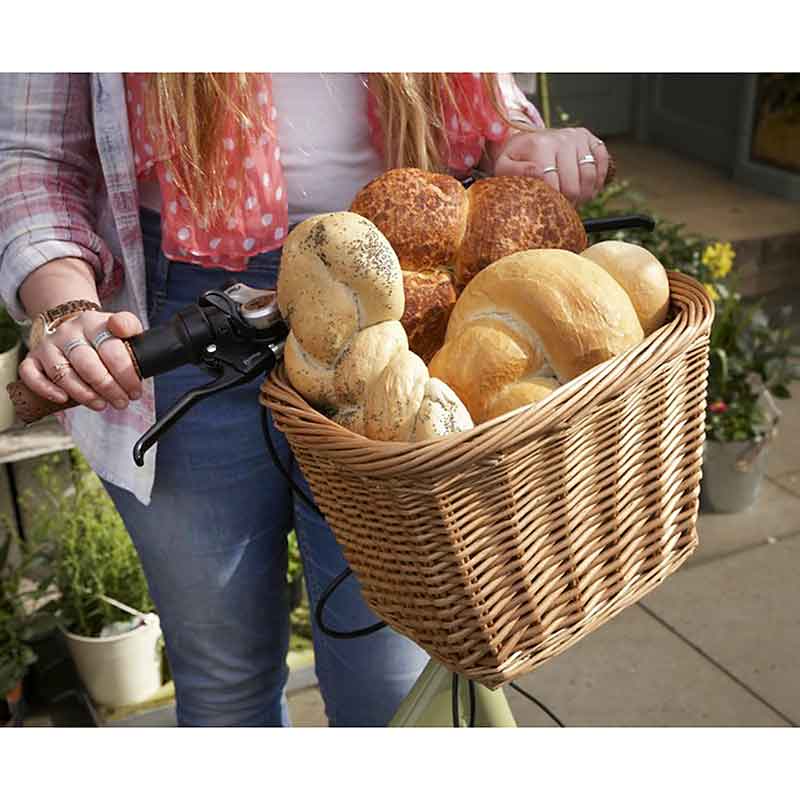 Wicker Handlebar Bicycle Basket 039 by Willow