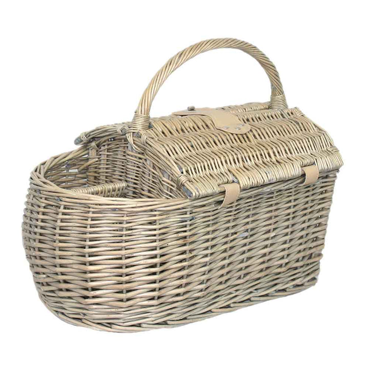 WILLOW Two Person Fully Fitted Boat Picnic Basket Hamper - Cheltenham  Duo Closed