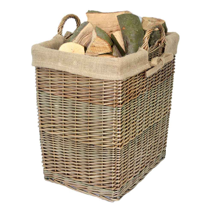 Willow Log Basket 051 by Willow
