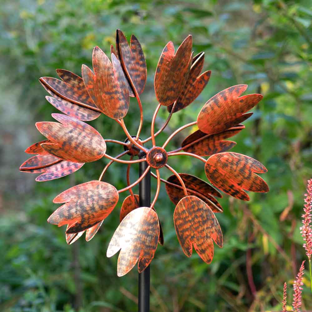 Wind Spinner Garden Ornament Hampton Copper by Windward