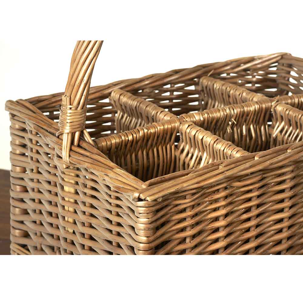 Wine Bottle Carry Basket by Willow