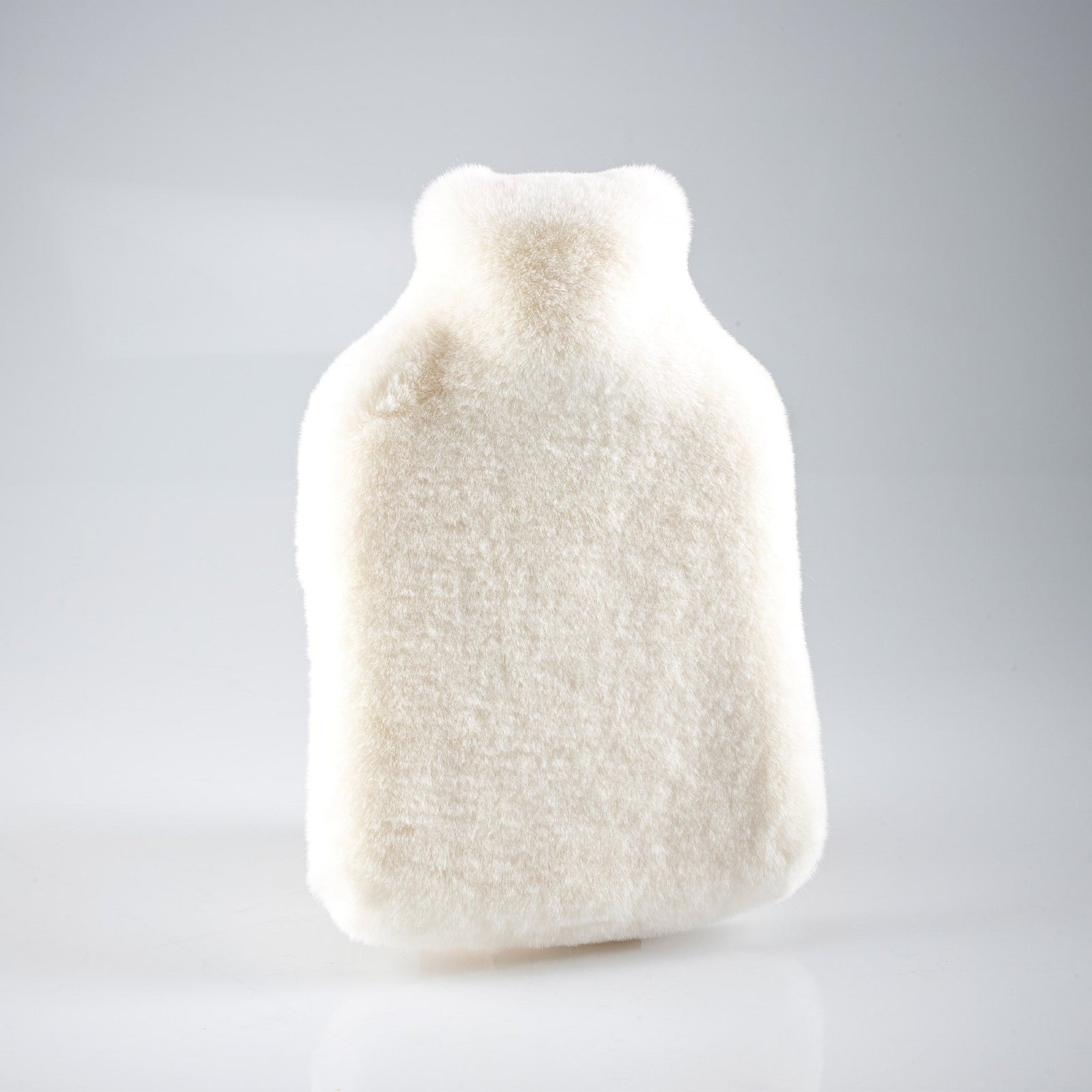 Faux Fur Hot Water Bottle Cream by Katrina Hampton